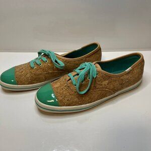 New! Keds x Kate Spade New York Cork Lace-Up Sneakers - Size US 6.5 / UK 4